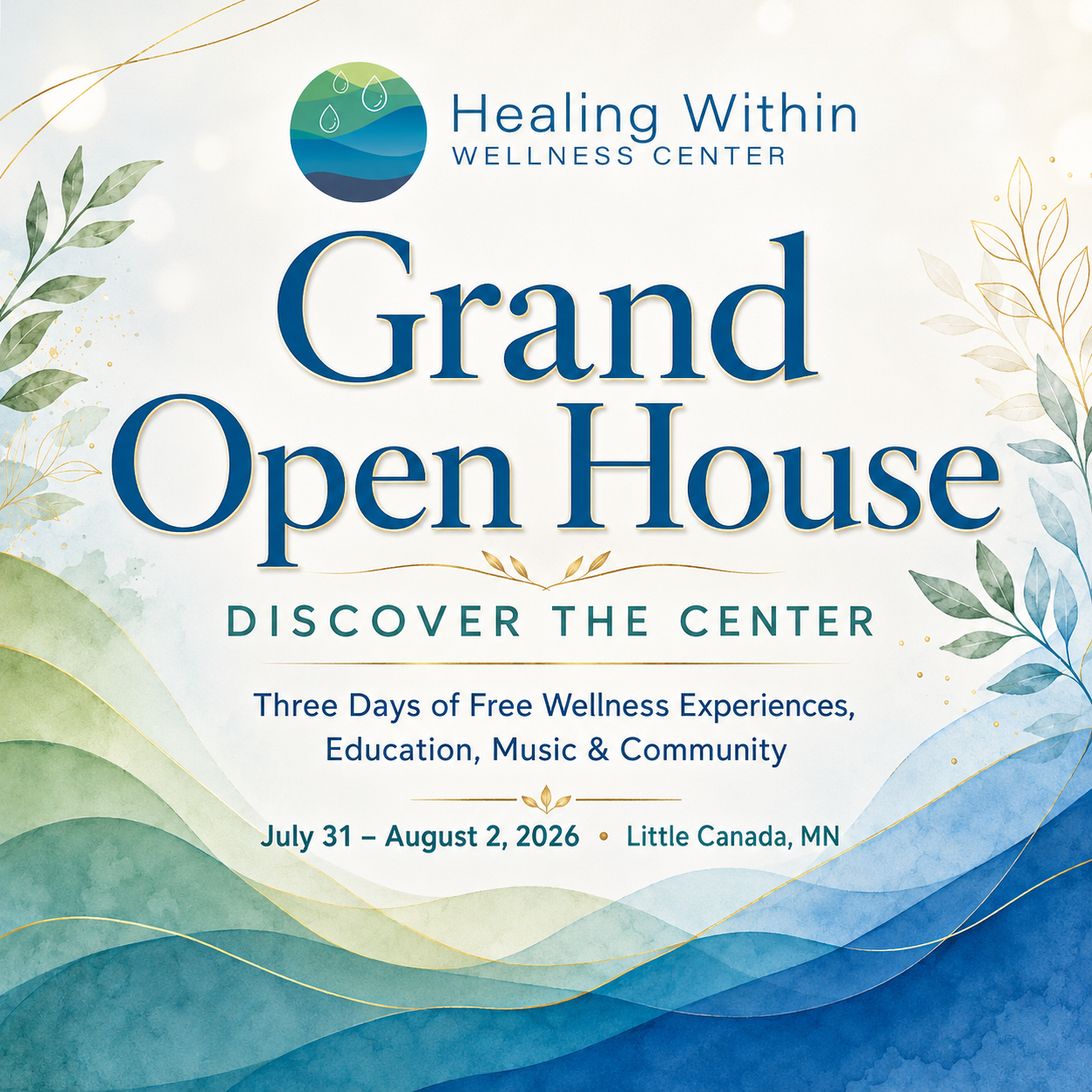 Discover The Center - Healing Within Wellness Center's Grand Open House