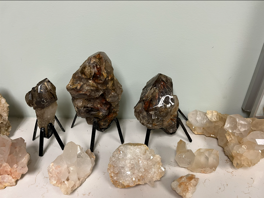 Smoky Quartz Crystal Clusters