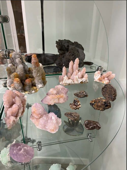 Pink Spirit Quartz – Natural Cactus Quartz Crystal Clusters