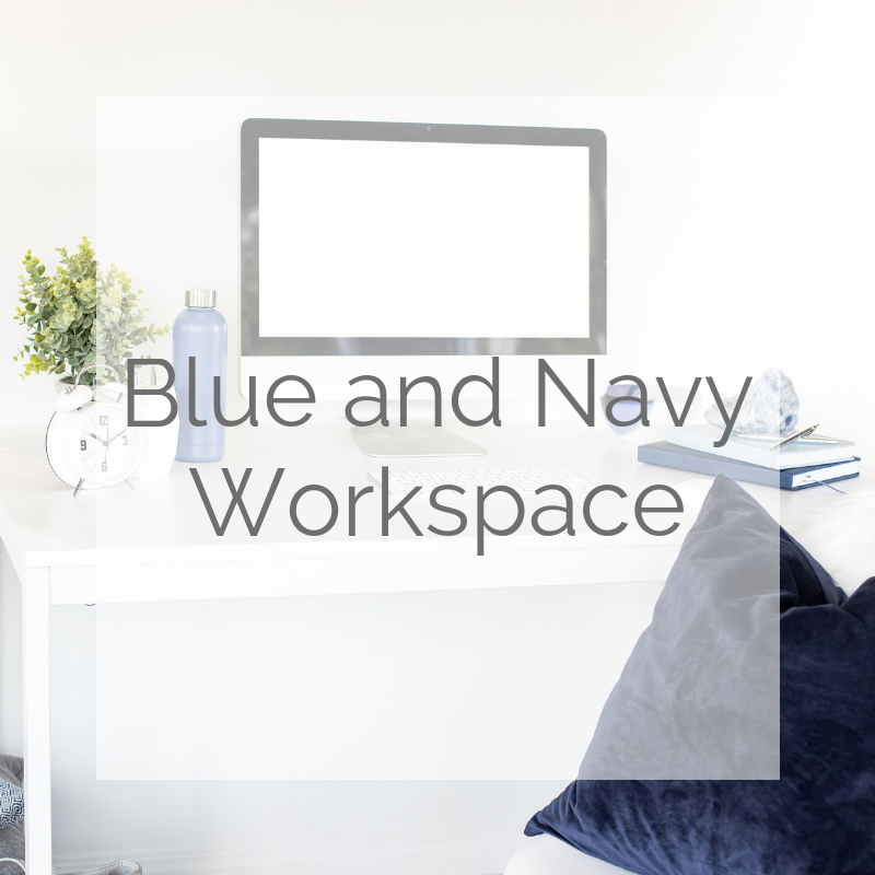 Blue & Navy Workspace