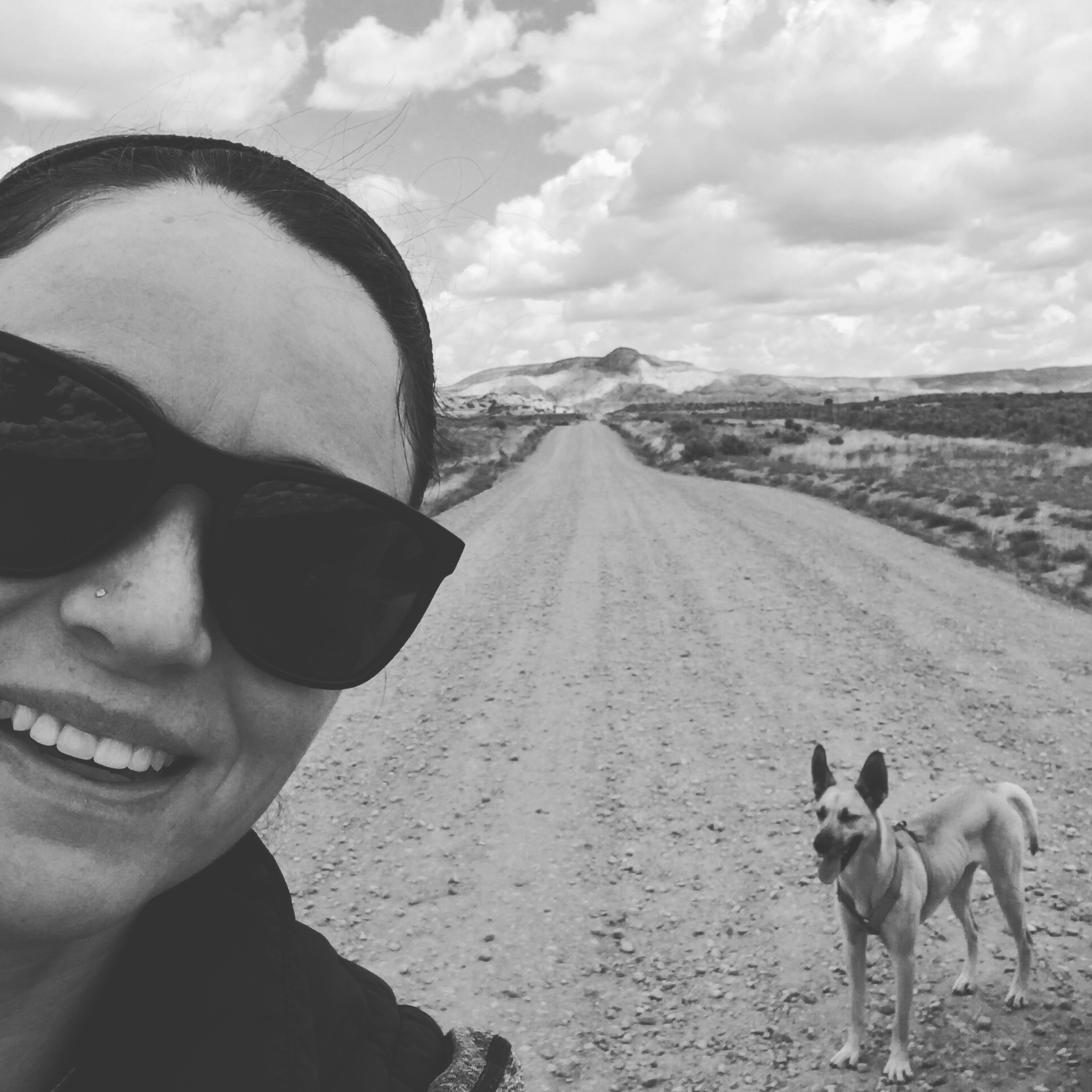 Forest Service road near Abiquiu, New Mexico (photo by Gabrielle Pietrangelo)