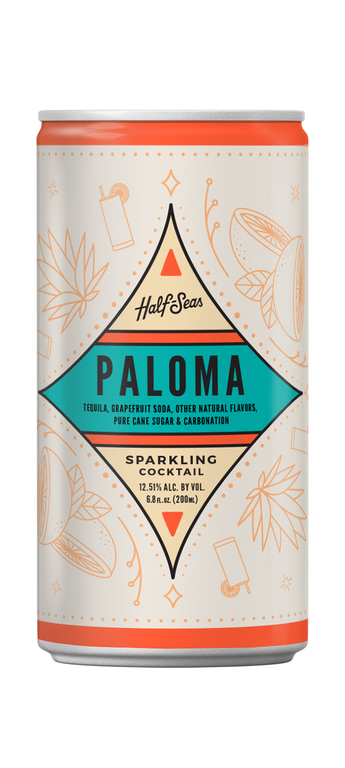 Paloma In A Can Tequila Cocktail — HalfSeas