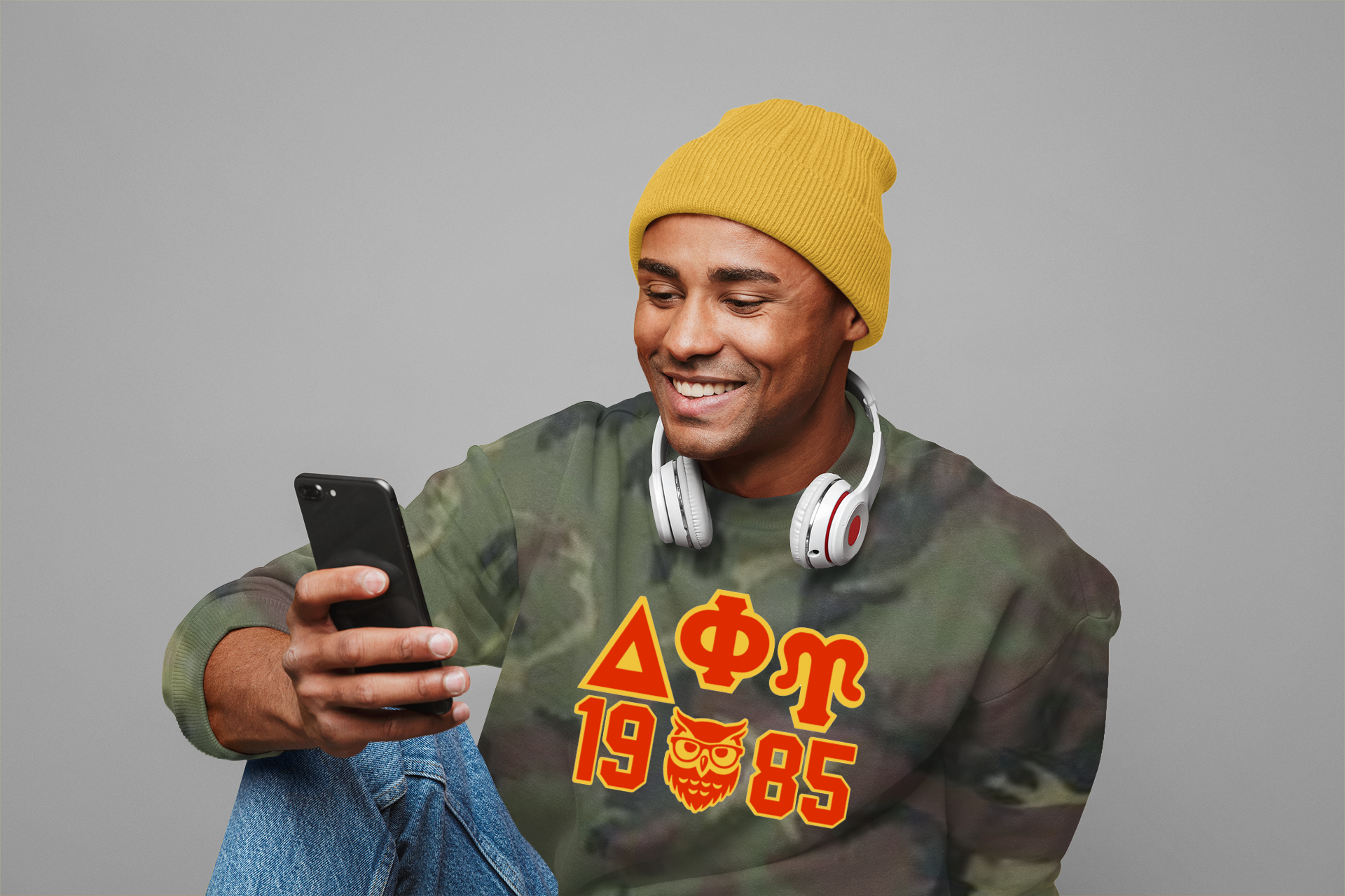 D PHI U STACK SWEATSHIRT