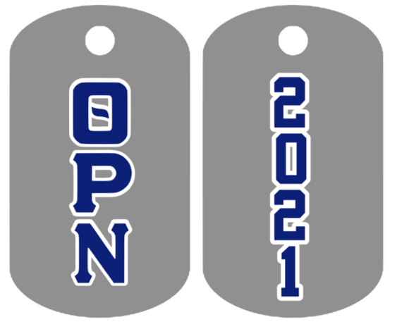 THETA RHO NU DOG TAGS