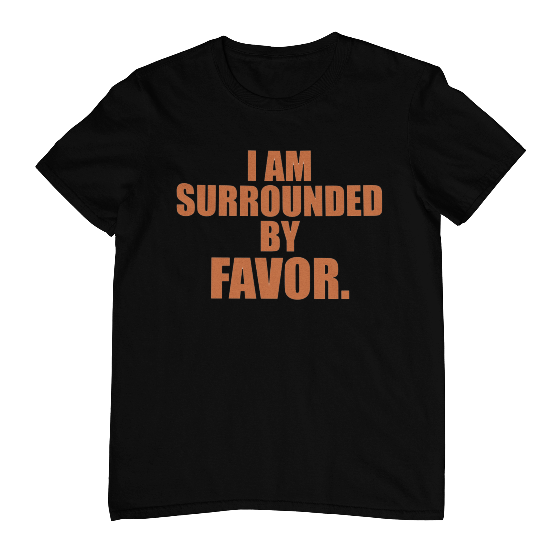 SURROUNDED BY FAVOR. T-SHIRT