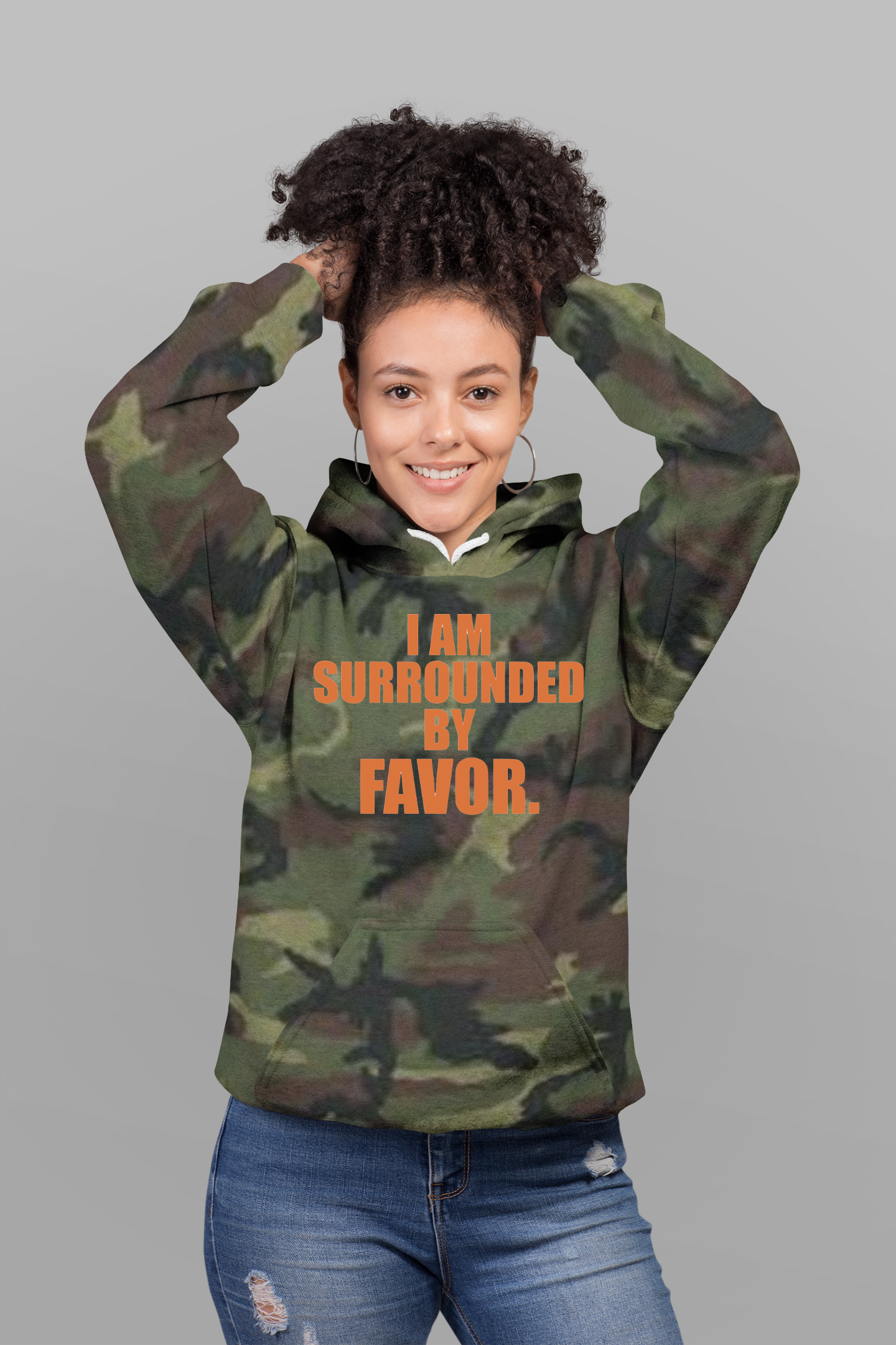 SURROUNDED BY FAVOR. HOODIE