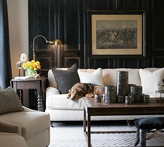 A beautiful fall color palette with cozy sweater pillows! I love the brass table lamp and the black door, all from @seanandersondesign
&mdash;
Designer: @seanandersondesign
Source: @seanandersondesign
&mdash;
#greigetextiles #neutraldecor #fallhome #