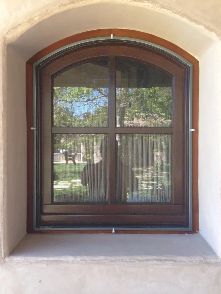 outdoor window screens on Mr Window Screen Arched Window Screens