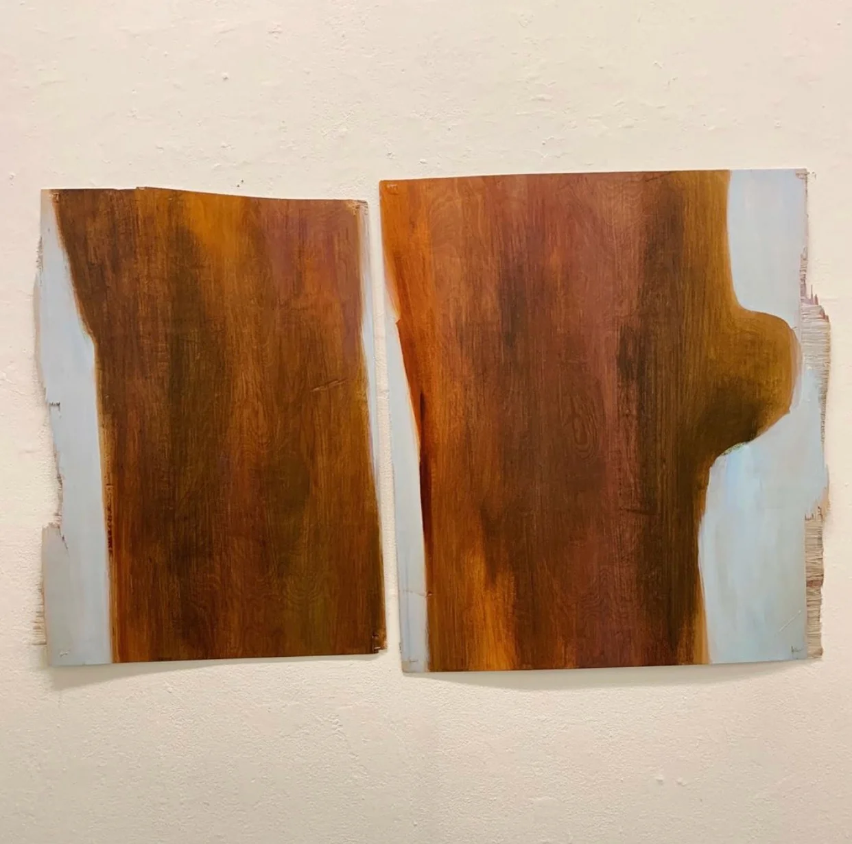 Broken Pieces (Tree Diptych), 2019