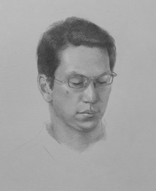   Portrait of an Anthropologist  2014 Graphite on Canson paper 