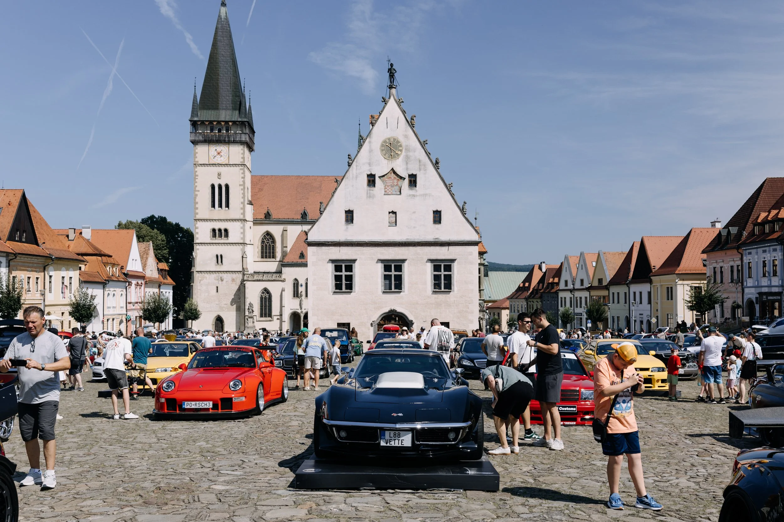 Bardejov Tuning Show főtere