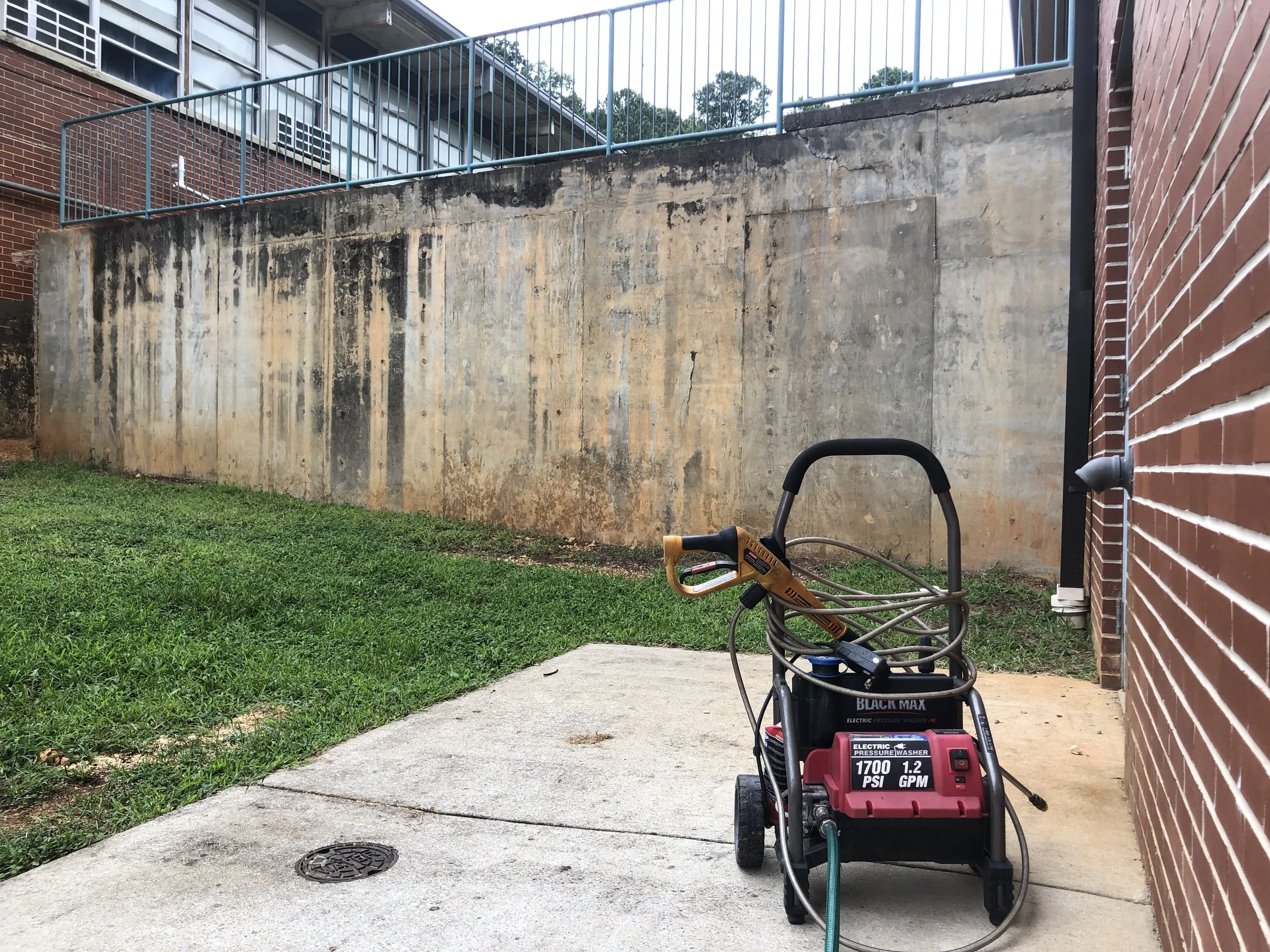 This pressure washer did not have quite enough power (1700psi).