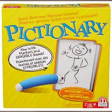 Count on big laughs when you and your friends get together to find out who's an artist and who really isn't! In this quick-draw classic, the guesses can be just as hilarious as the sketches, making it the perfect way to get the party started. Pictionary now includes two erasable markers, boards for drawing, and an updated Pop Culture category of clues $34