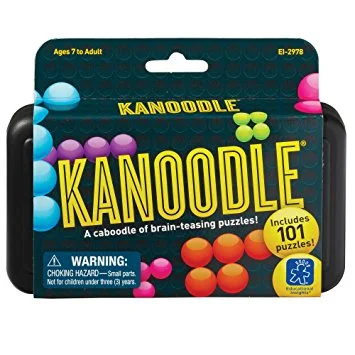 Knot your noodle! Construct caboodles of 2-D and 3-D puzzles with this brain-twisting solitaire game. Pick a puzzle from the book, set up the challenge, and then place the remaining pieces to solve the puzzle. Hundreds of possible combinations, but …