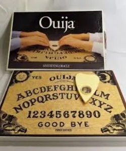 Whether you call it Wee-Gee or Wee-Ja, the Classic Ouija board spells fun. Just ask it a question and wait to see what answer the Mystifying Oracle will reveal to you. Includes a sturdy wood Ouija board featuring original graphics and plastic messag…