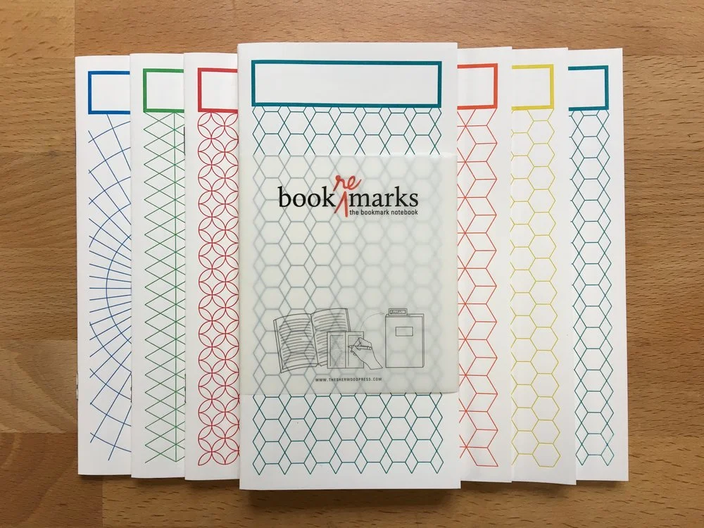 These slender, 8-page notebook/bookmarks have a hundred uses! They were designed for readers who want to take notes on their books, especially members of book clubs, people who borrow from the library or from friends, and students. Keep your place a…