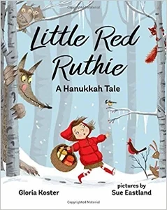 Dressed in her favorite puffy red coat, Ruthie was going to spend Hanukkah with her grandmother, who lived on the other side of the forest. Ruthie was bringing sour cream and applesauce to go along with the yummy latkes. But then she meets a latke-l…