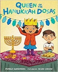 In this sweet and humorous picture book, Queen of the Hanukkah Dosas, a multi-cultural family (Mom's Indian; Dad's Jewish) celebrate Hanukkah while incorporating traditional Indian food. Instead of latkes, this family celebrates Hanukkah with tasty …
