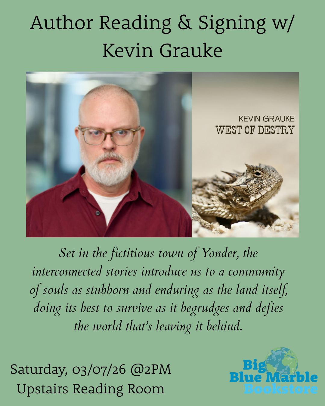 Author Reading &amp; Signing w/ Kevin Grauke