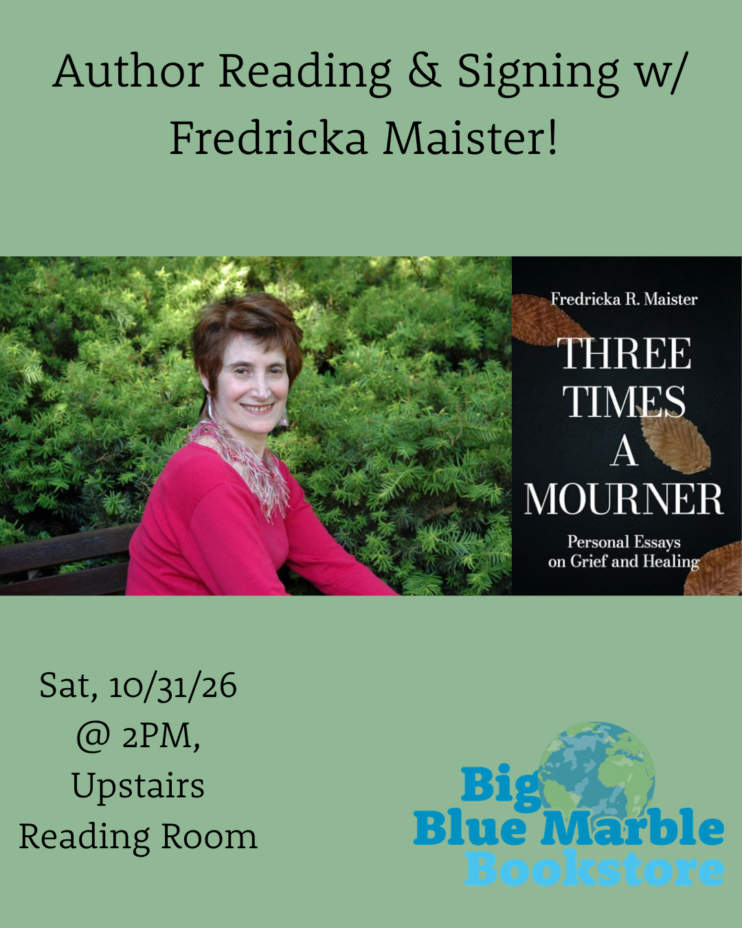 Reading & Signing with Fredricka Maister