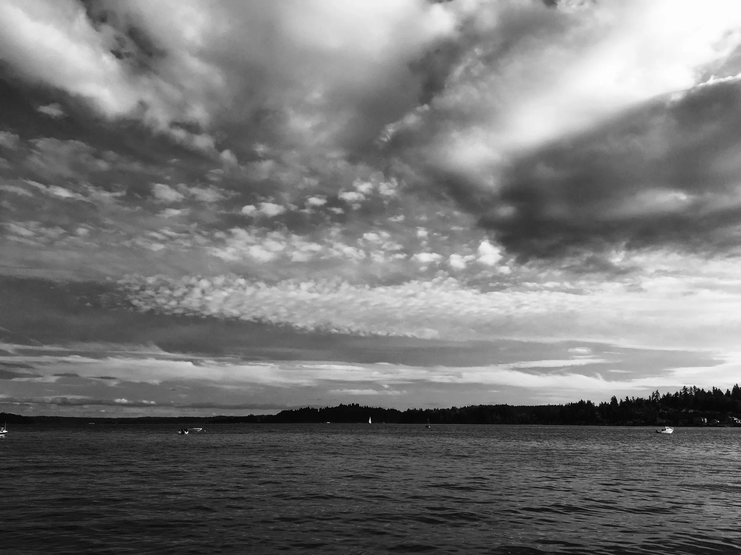 Incredible sky... Pleasant Beach Bainbridge Island, WA