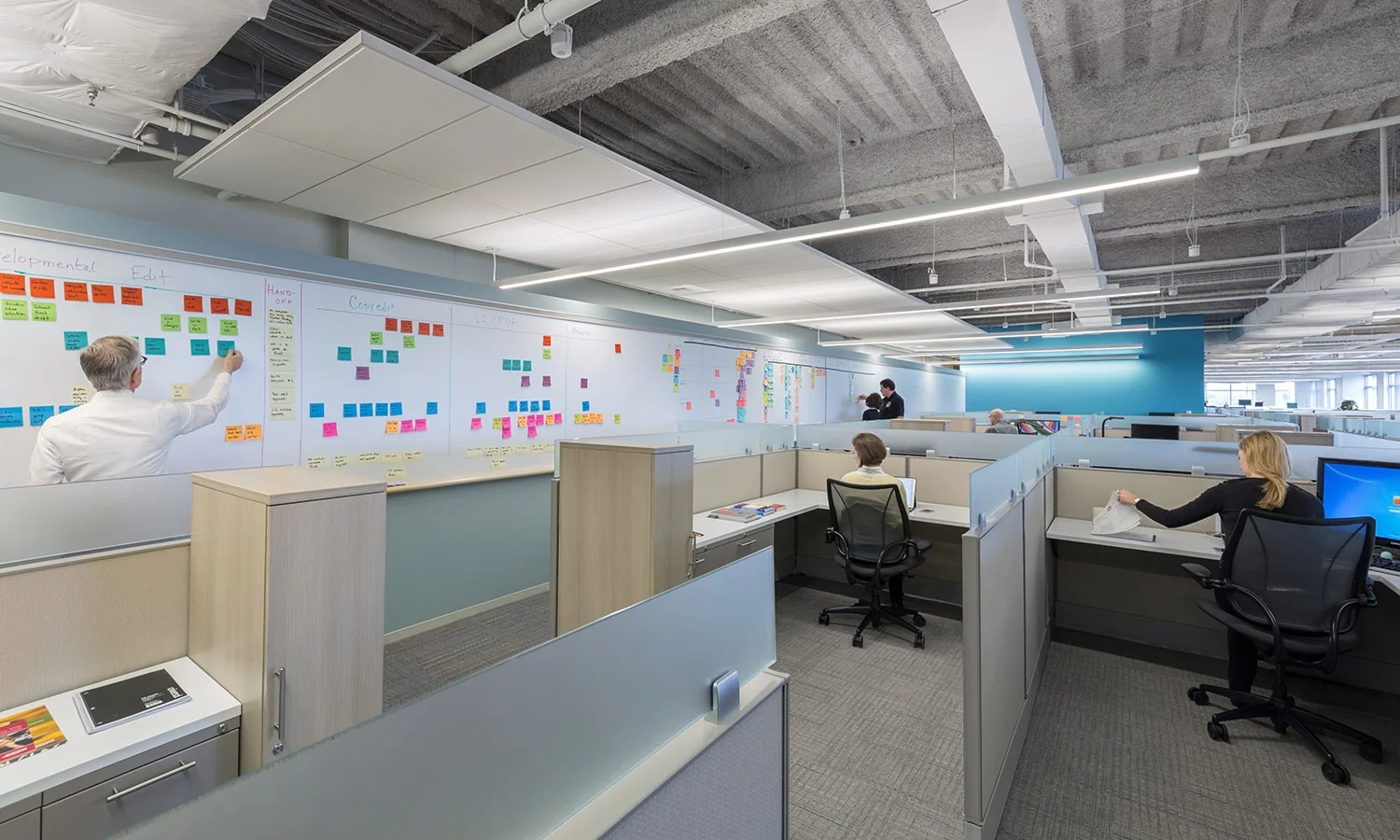Focused work layout