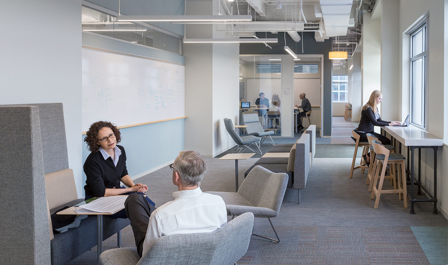 Agile team meeting area