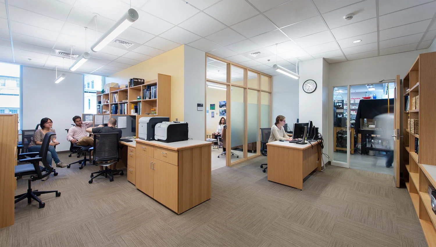 Shared office area