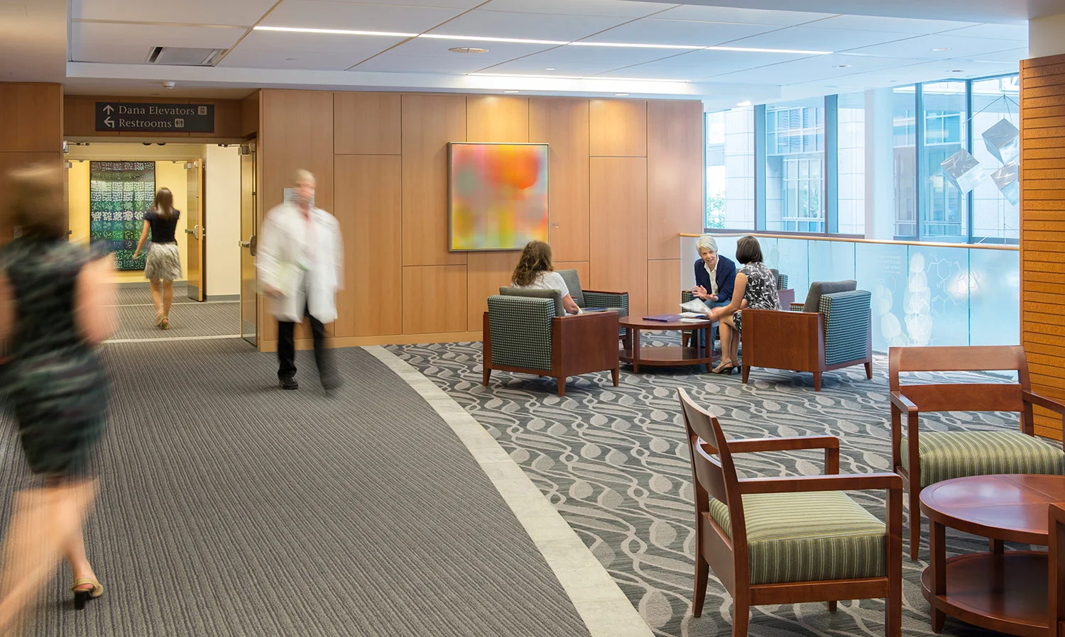 Informal team meeting area