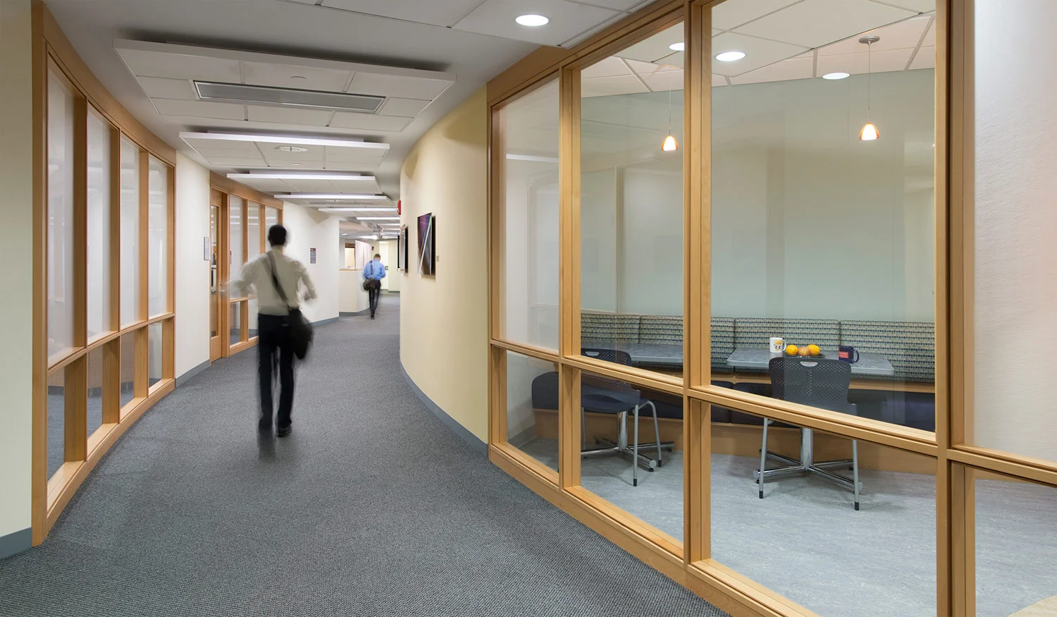 View into Staff Lounge