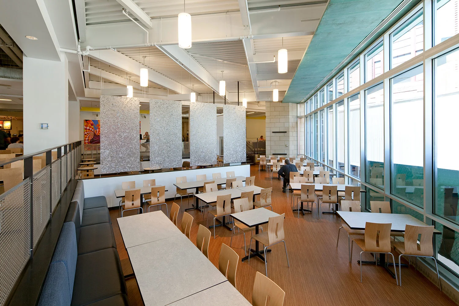 New seating areas