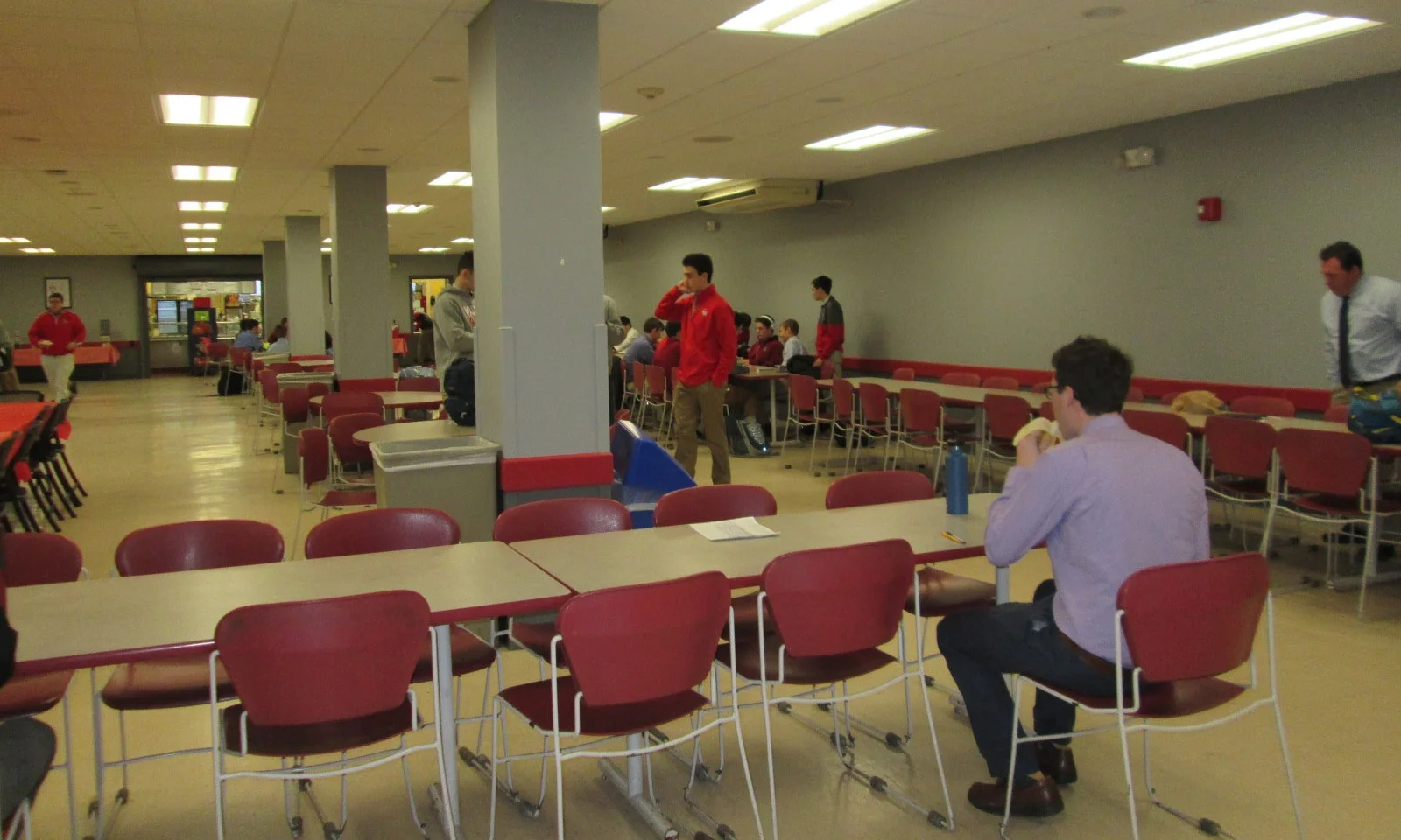 Cafeteria prior to our renovation