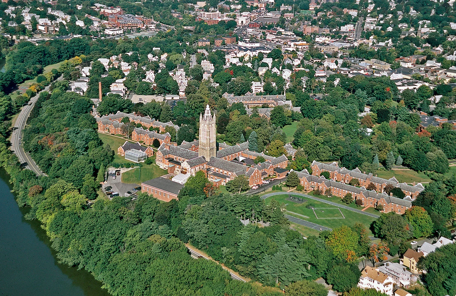Perkins School for the Blind campus aerial