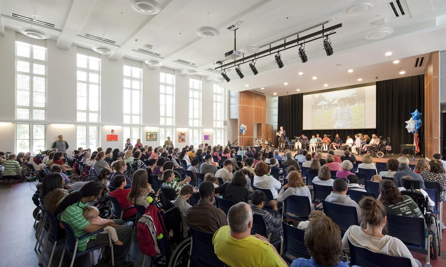 Multipurpose Auditorium during a graduation ceremony