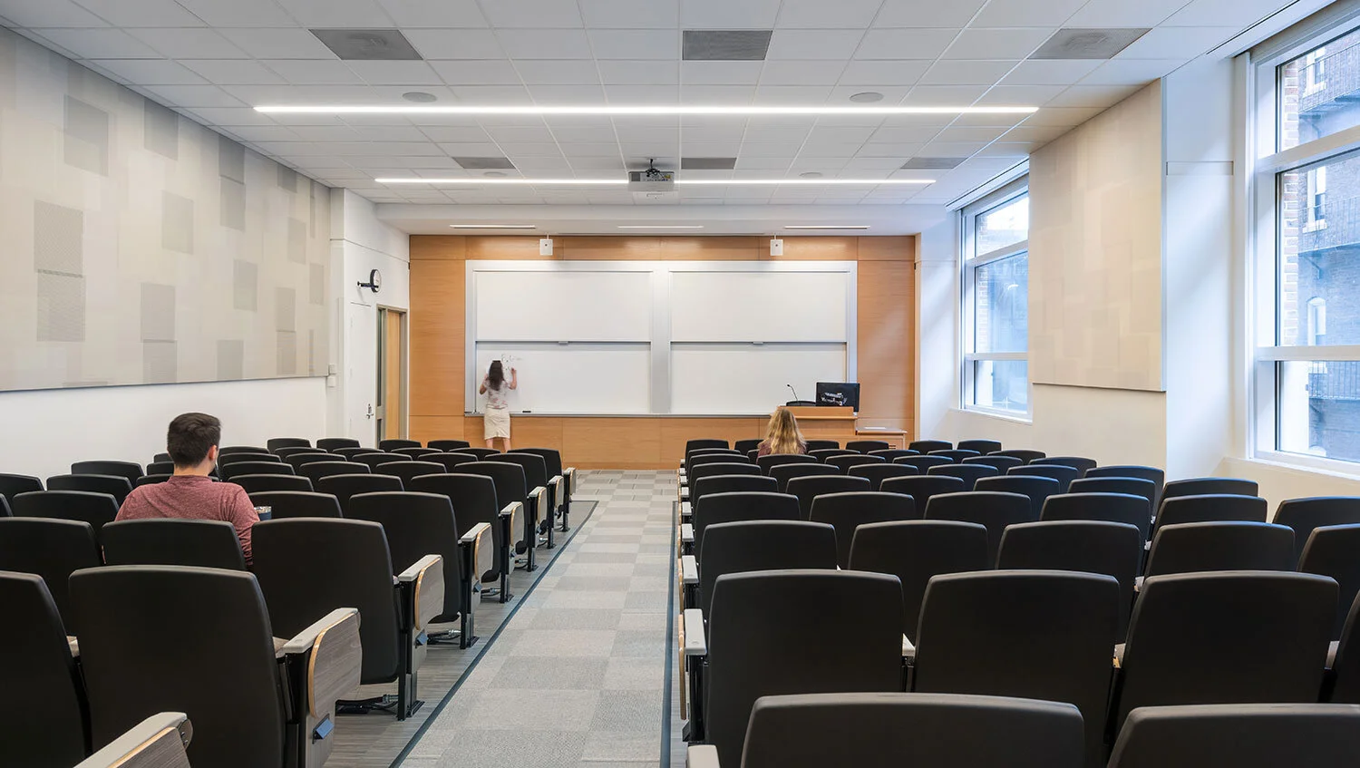 Classroom with fixed seating