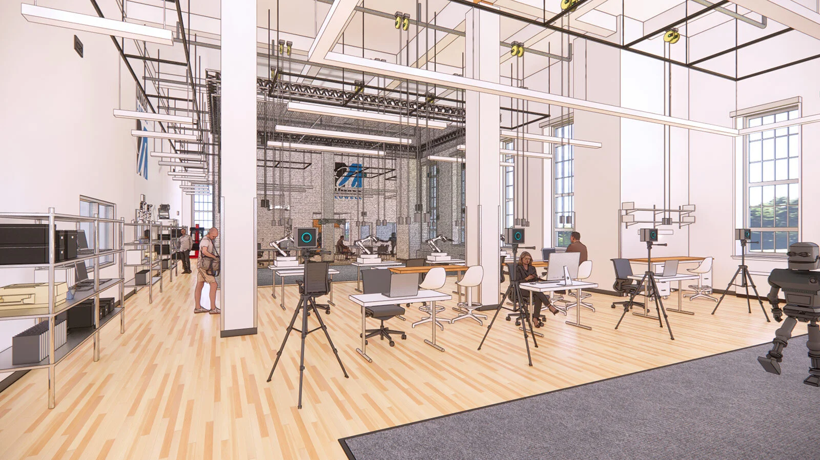 UMass Lowell Robotics Lab — MDS / Miller Dyer Spears Architects