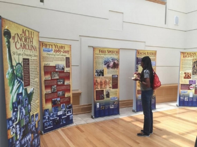Photo taken by the Charlotte Observer at the Levine Museum of the New South