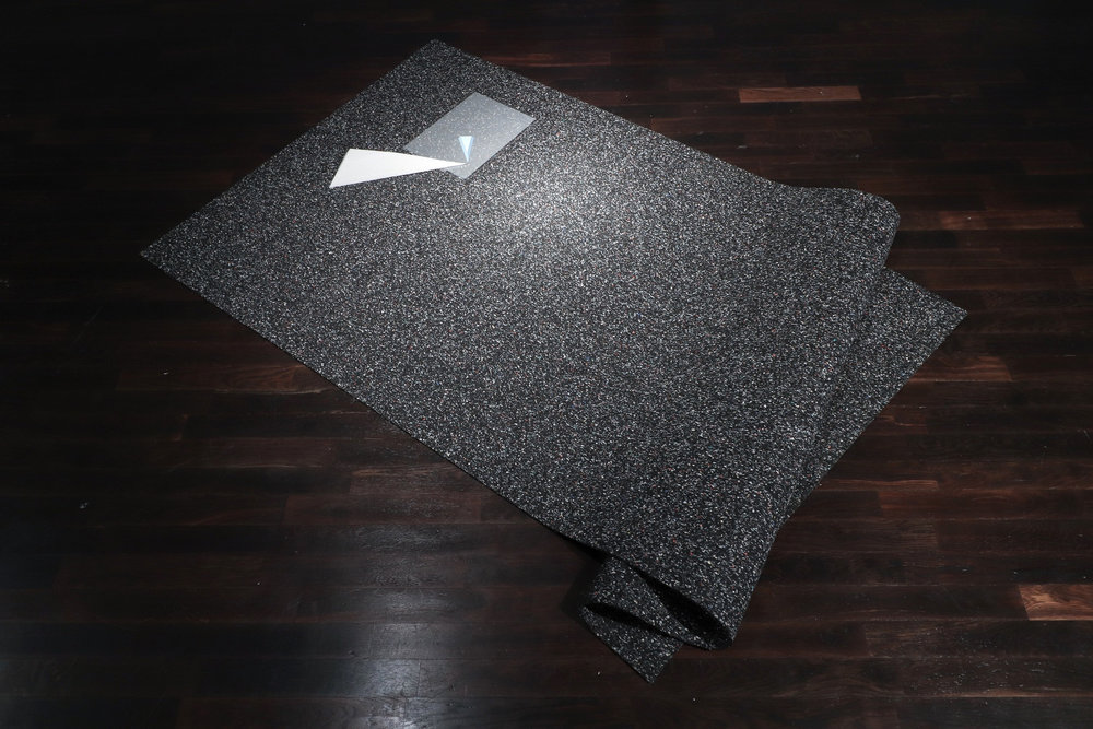 Selective Sensitivity, 2017, 160 x 120 x 15 cm, rubber sheet, styrofoam, plastic sheet