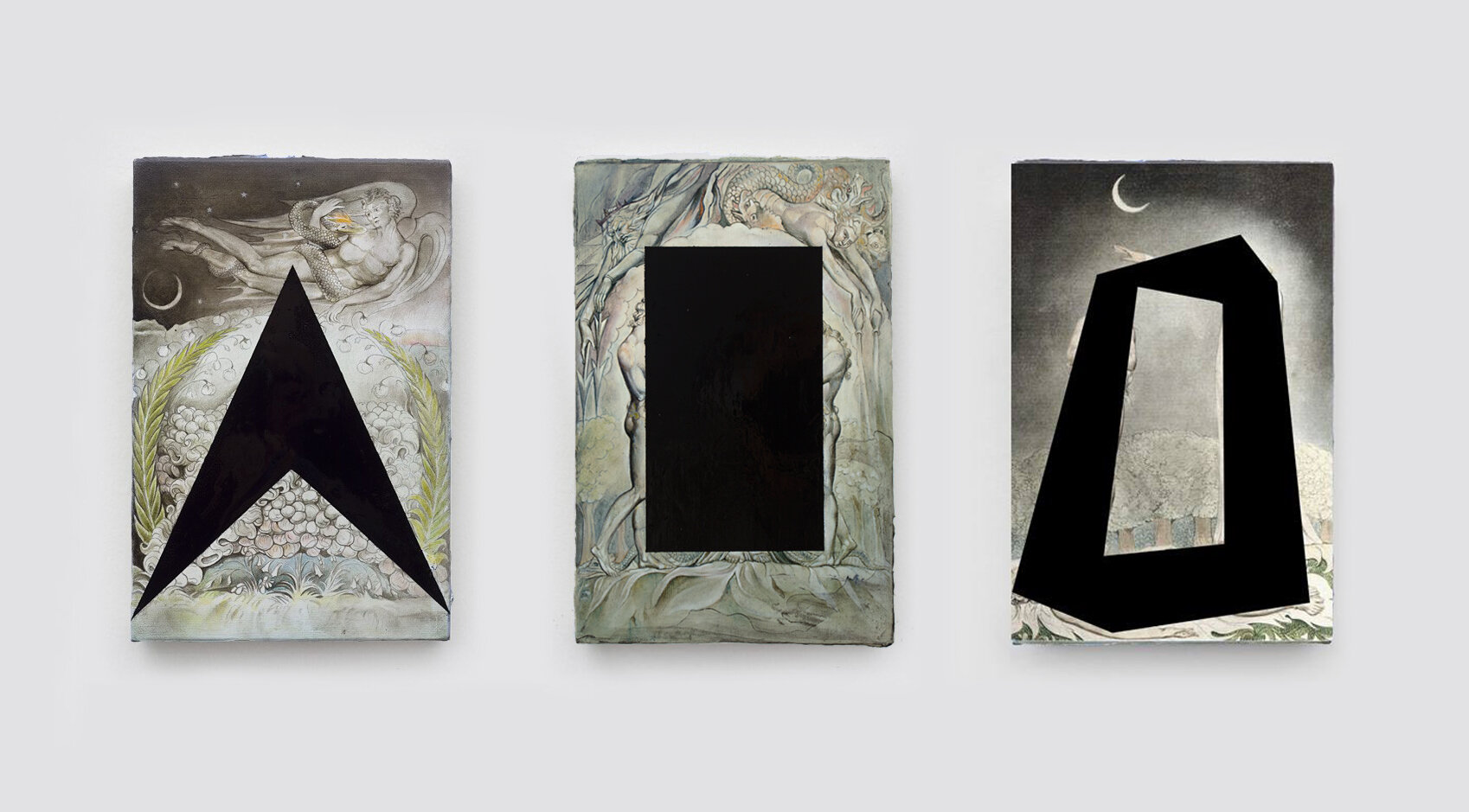 Borsos Lőrinc: Paradise Lost triptych, 2014-2019
