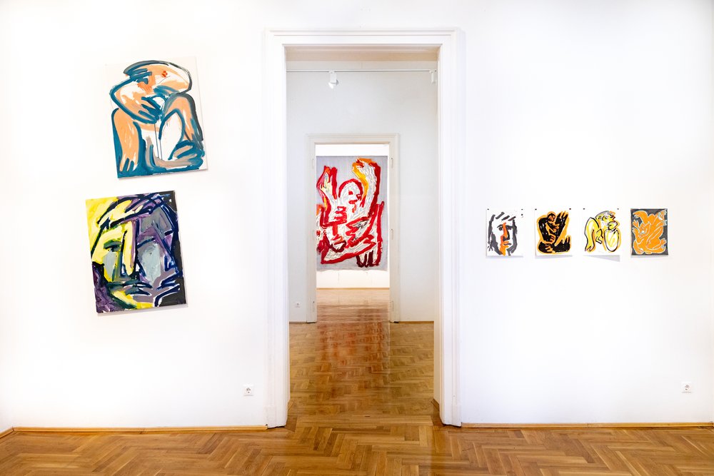 Puklus Péter: My Language is not Silence, Glassyard Galéria, 2021, exhibition view/enteriőrkép