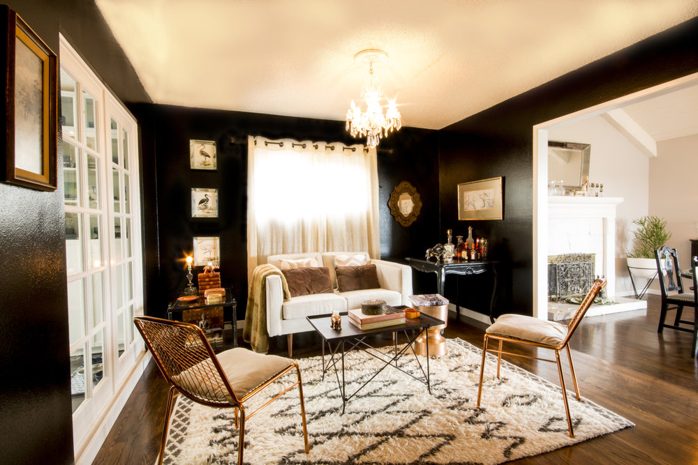 Black and Copper Lounge — ALFA Design