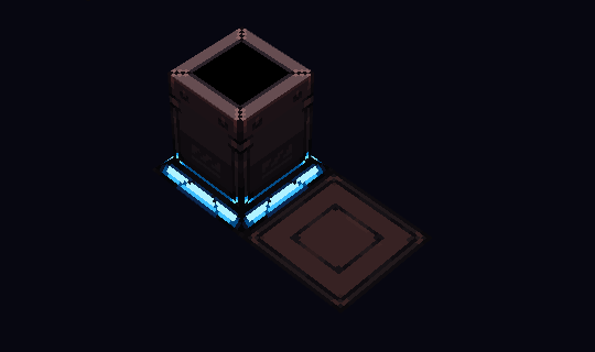 Higher pixels are lit a bit more strongly