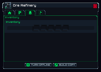 An ore refinery without any resources.