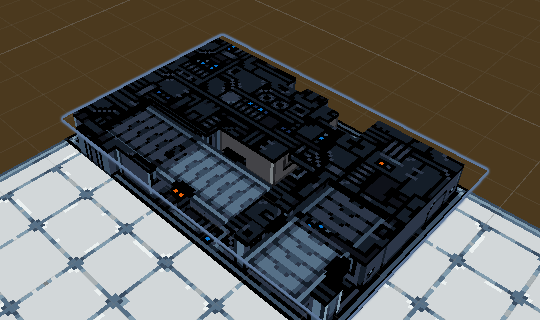 The “construction” texture hides the ugly back faces.