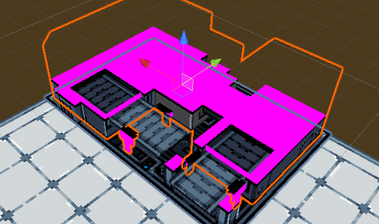 Pink is a bit easier to see