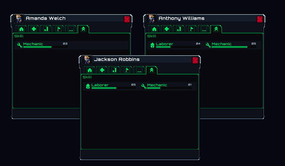 Randomly assigned skill levels