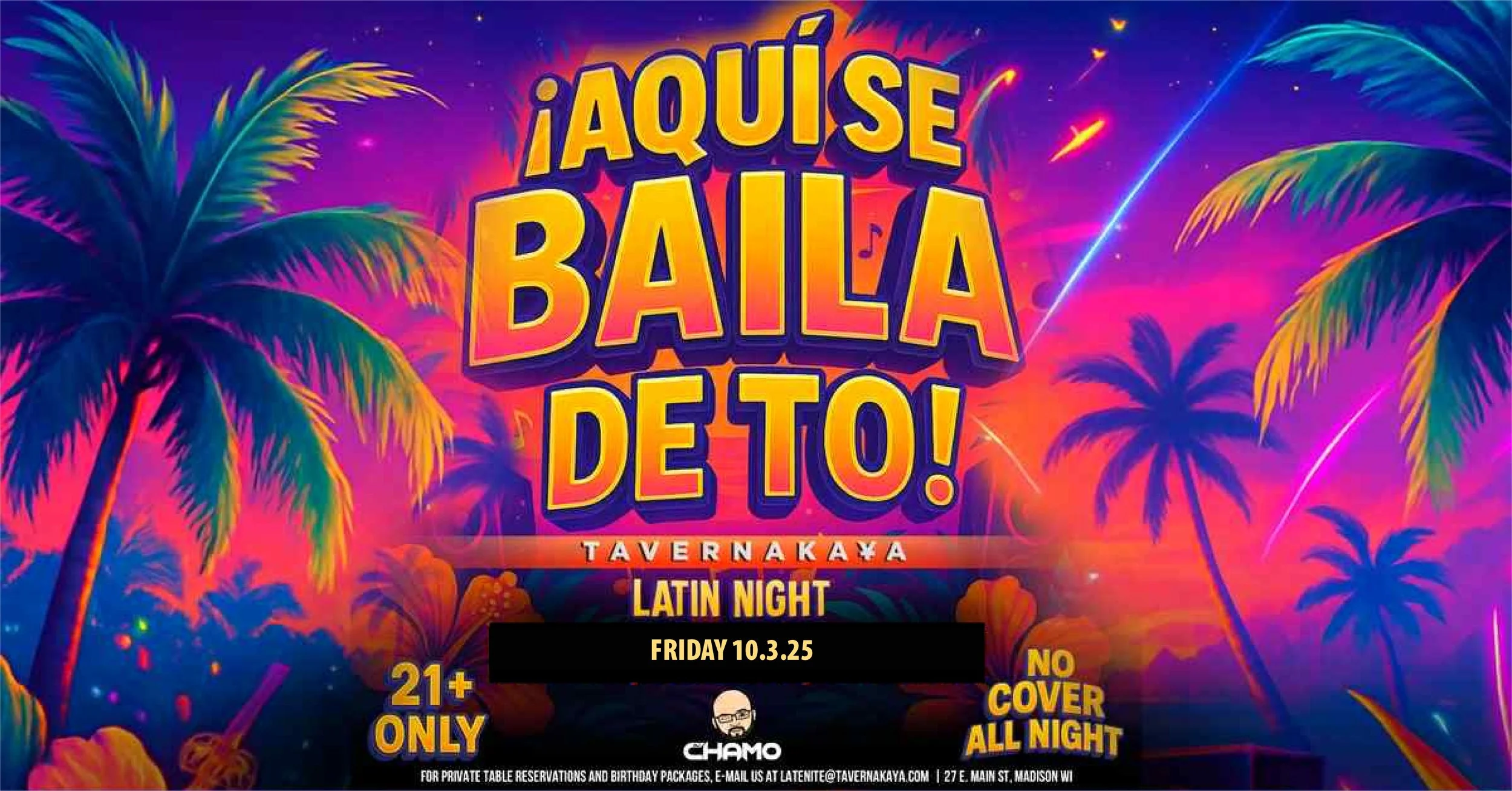 Latin Night w/ DJ Chamo
