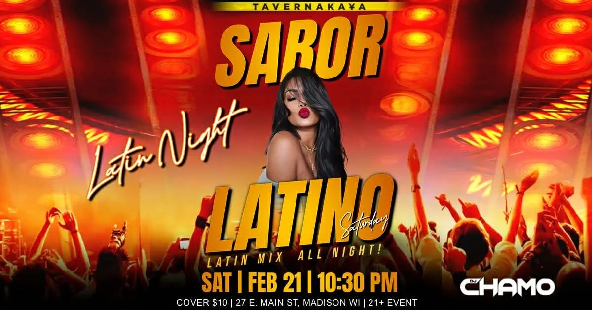 Sabor Latino Saturday w/ DJ Chamo