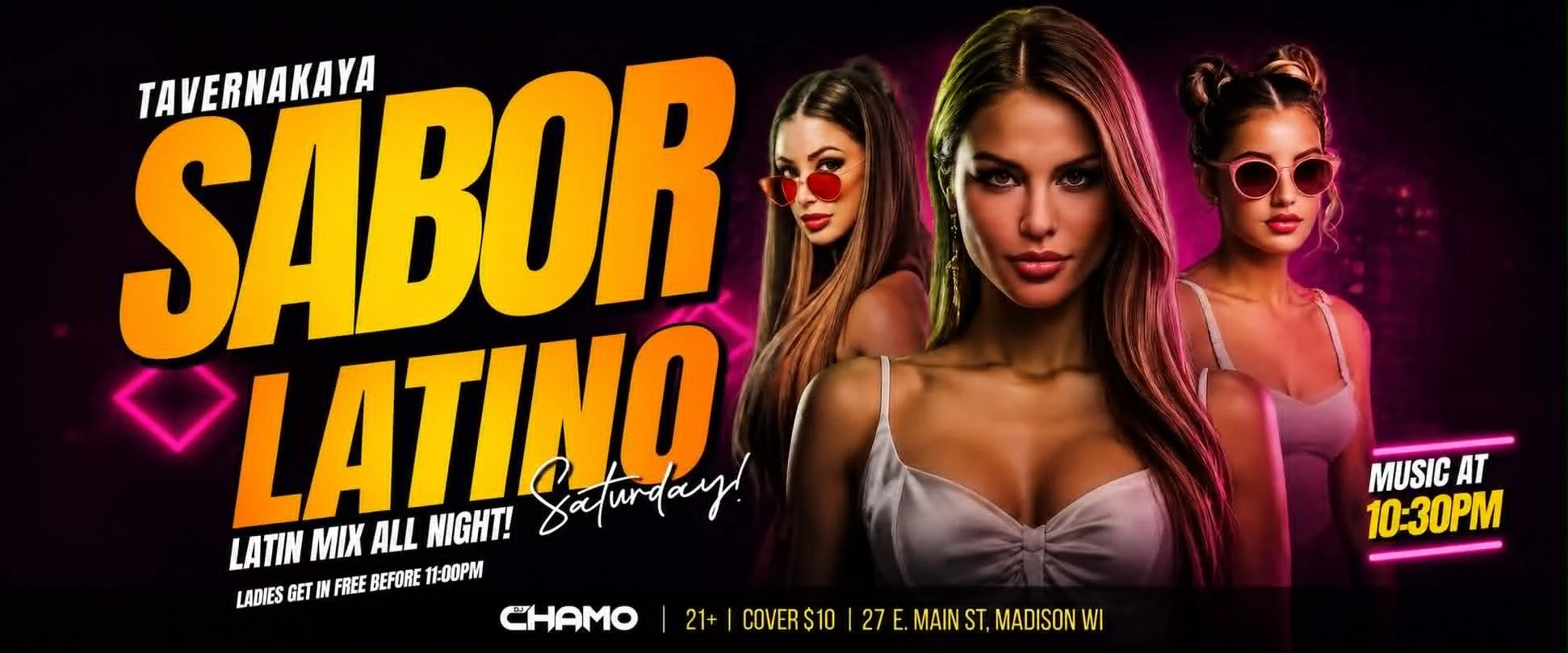 Sabor Latino Saturday w/ DJ Chamo