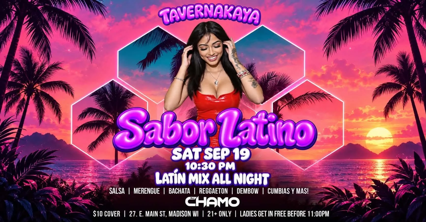 Sabor Latino Saturday w/ DJ Chamo 
